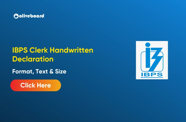 IBPS Clerk Handwritten Declaration 2026: Format, Text & Size IBPS Clerk Handwritten Declaration