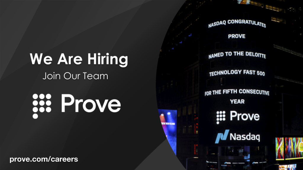 Prove: Account Director, Enterprise We're Hiring!