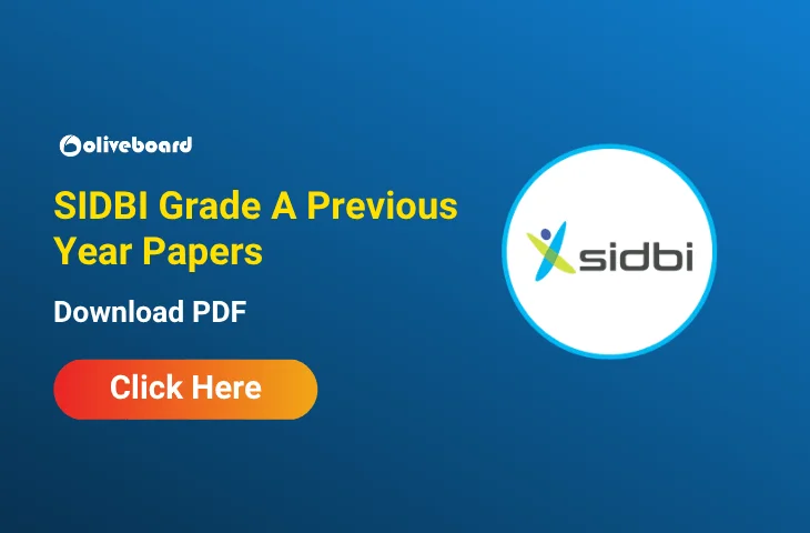 SIDBI Grade A Previous Year Papers PDF, Download Free PYPs SIDBI Grade A Previous Year Papers PDF, Download Free PYPs