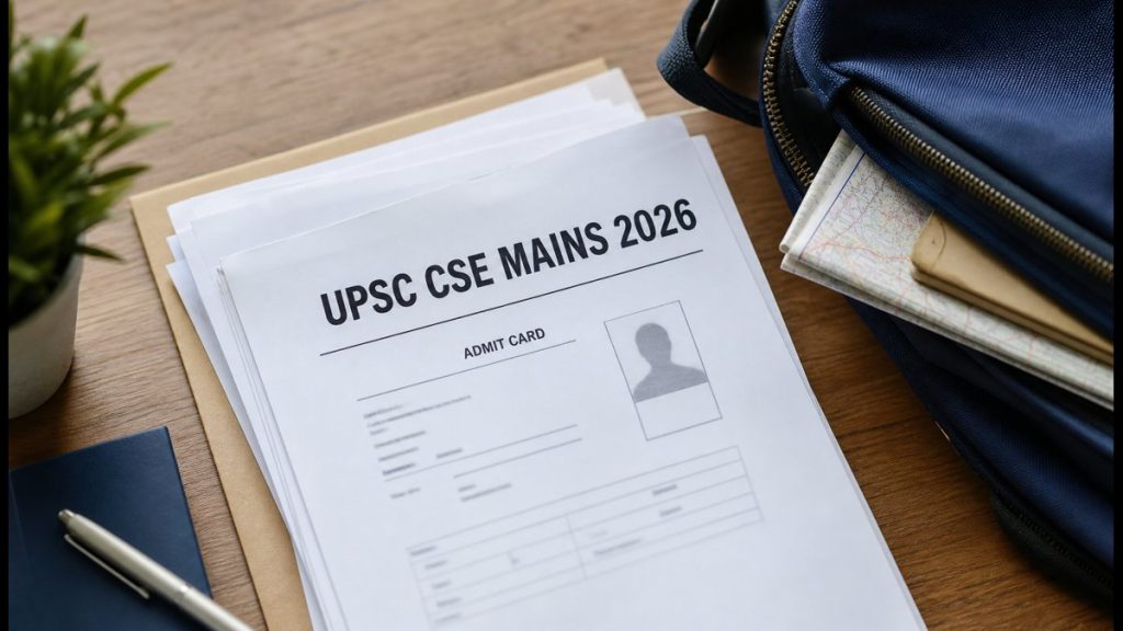 UPSC CSE Mains 2026 Admit Card: Release Date, Exam Rules, And Essential Guidelines UPSC CSE Mains 2026 Admit Card: Release Date, Exam Rules, And Essential Guidelines