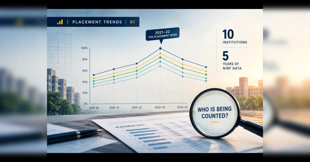 After the placement boom, What five years of engineering data reveal about India’s top institutes, ETEducation After the placement boom, What five years of engineering data reveal about India's top institutes, ETEducation