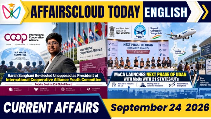 Current Affairs 24 September 2026 Current Affairs 24 September 2026