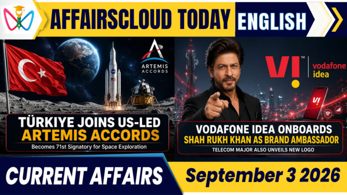Current Affairs 3 September 2026 Current Affairs 3 September 2026