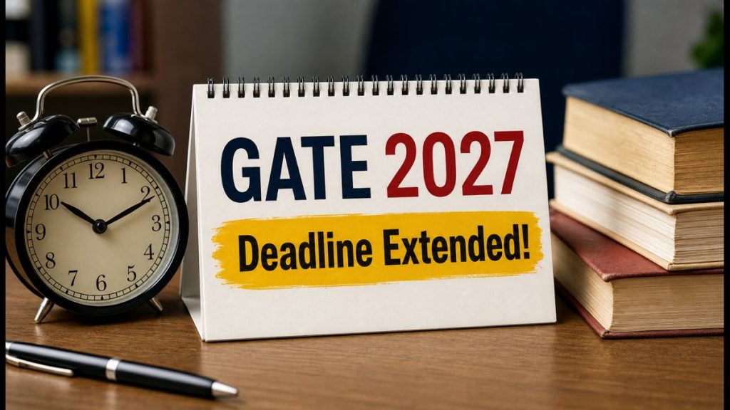 GATE 2027 Registration Deadline Extended: Official Dates, Application Fees, And DigiLocker Guide For 2026 GATE 2027 Registration Deadline Extended: Official Dates, Application Fees, And DigiLocker Guide For 2026