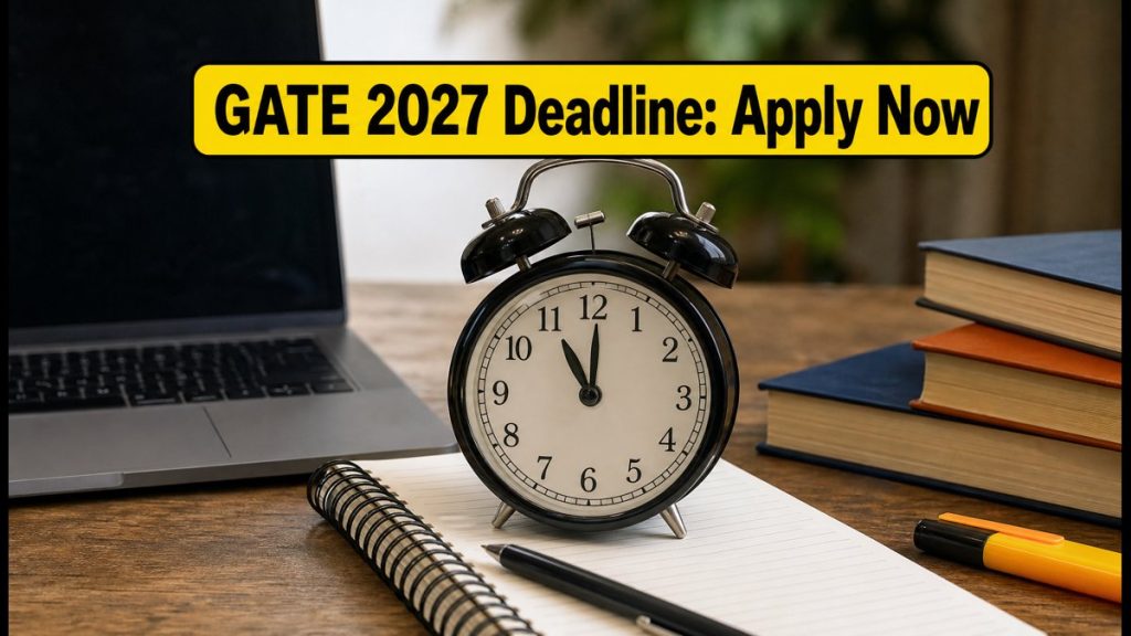 GATE 2027 Registration Deadline: How To Submit Application, Fix Errors, And Avoid Late Fees (2026)