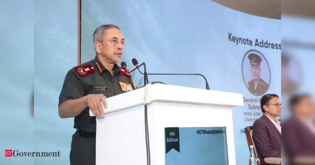 General Subramani Advocates Military Transformation Through Capability Integration, ETGovernment General Subramani Advocates Military Transformation Through Capability Integration, ETGovernment