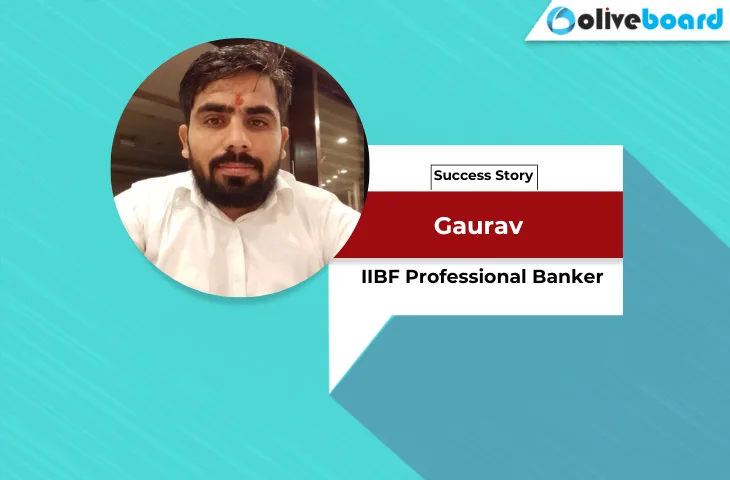 IIBF Professional Banker Journey of Gaurav Success Story of Gaurav