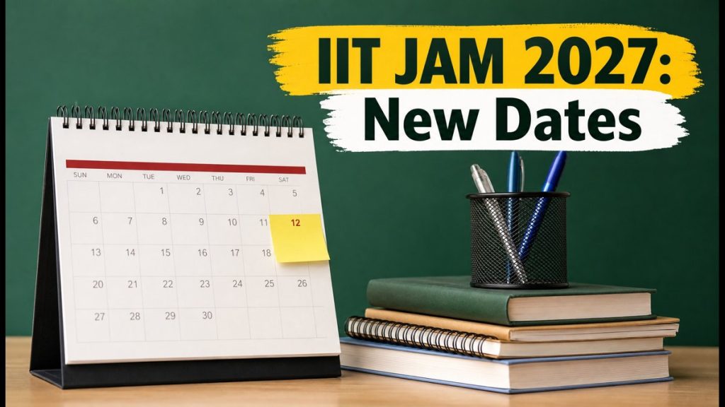 IIT JAM 2027 Registration: New Dates, Exam Schedule, Fee Structure, And Complete Application Guide