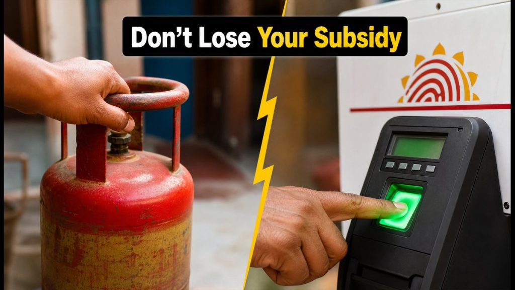 LPG Subsidy Biometric Aadhaar Rule 2026: How To Complete E-KYC Before October 1 Deadline LPG Subsidy Biometric Aadhaar Rule 2026: How To Complete E-KYC Before October 1 Deadline