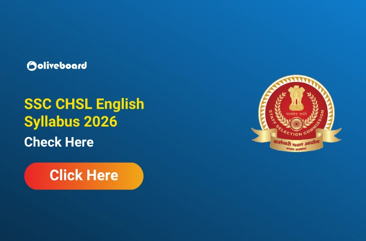 SSC CHSL English Syllabus 2026, Check Detailed Syllabus SSC CHSL English Syllabus 2026, Check Detailed Syllabus