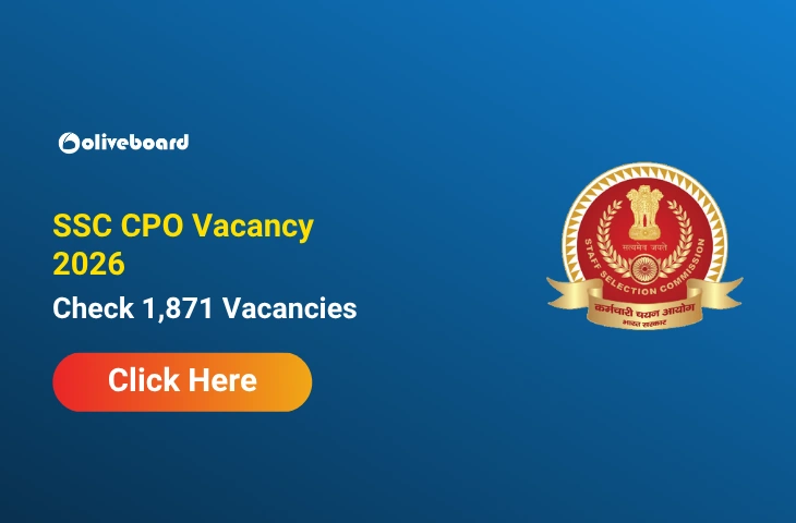 SSC CPO Vacancy 2026, Check 1,871 Post-Wise and Force-Wise Vacancies SSC CPO Vacancy 2026, Check 1,871 Post-Wise and Force-Wise Vacancies
