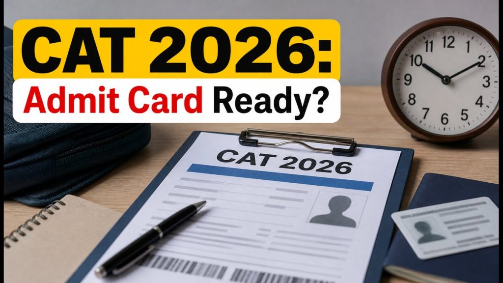 CAT 2026 Admit Card: Release Date, How To Download, Exam Day Guidelines, And ID Requirements