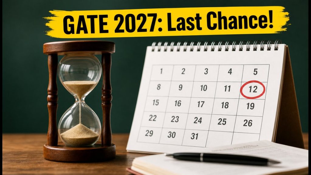 GATE 2027 Application: Last Date, Late Fee Details, And Rectification Window Guide For Aspirants GATE 2027 Application: Last Date, Late Fee Details, And Rectification Window Guide For Aspirants