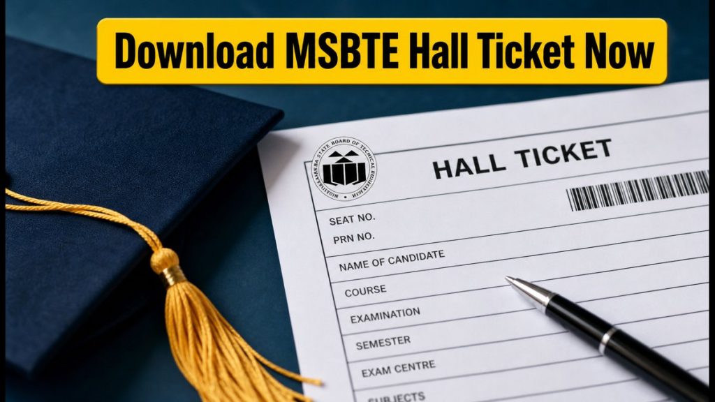 MSBTE Winter 2026 Hall Ticket: Download Link, Exam Day Guidelines, And Important Verification Steps MSBTE Winter 2026 Hall Ticket: Download Link, Exam Day Guidelines, And Important Verification Steps