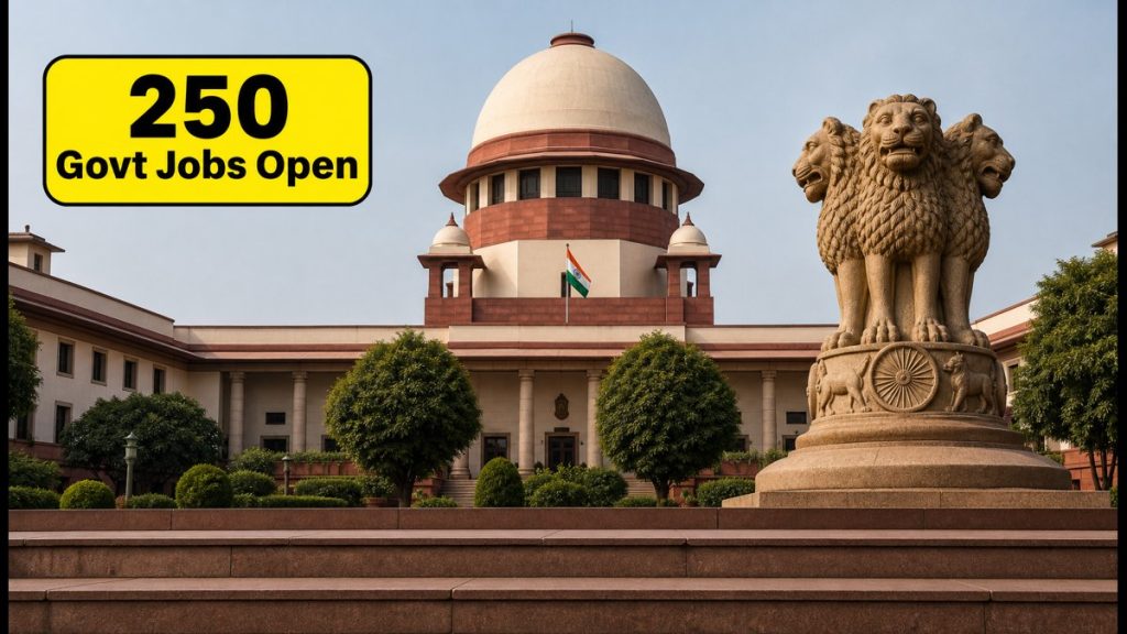 Supreme Court JCA Recruitment 2026: Apply Online For 250 Junior Court Assistant Vacancies, Exam Dates Supreme Court JCA Recruitment 2026: Apply Online For 250 Junior Court Assistant Vacancies, Exam Dates